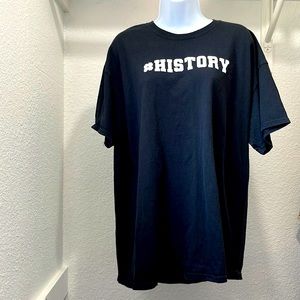 Womens Gildan #HISTORY T shirt